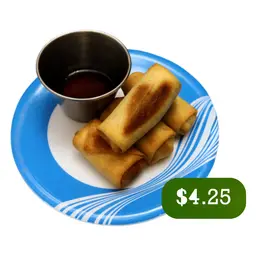 Vegetarian spring rolls